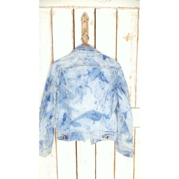 Vintage Lee sun bleached blue denim  jean jacket - Picture 5 of 5